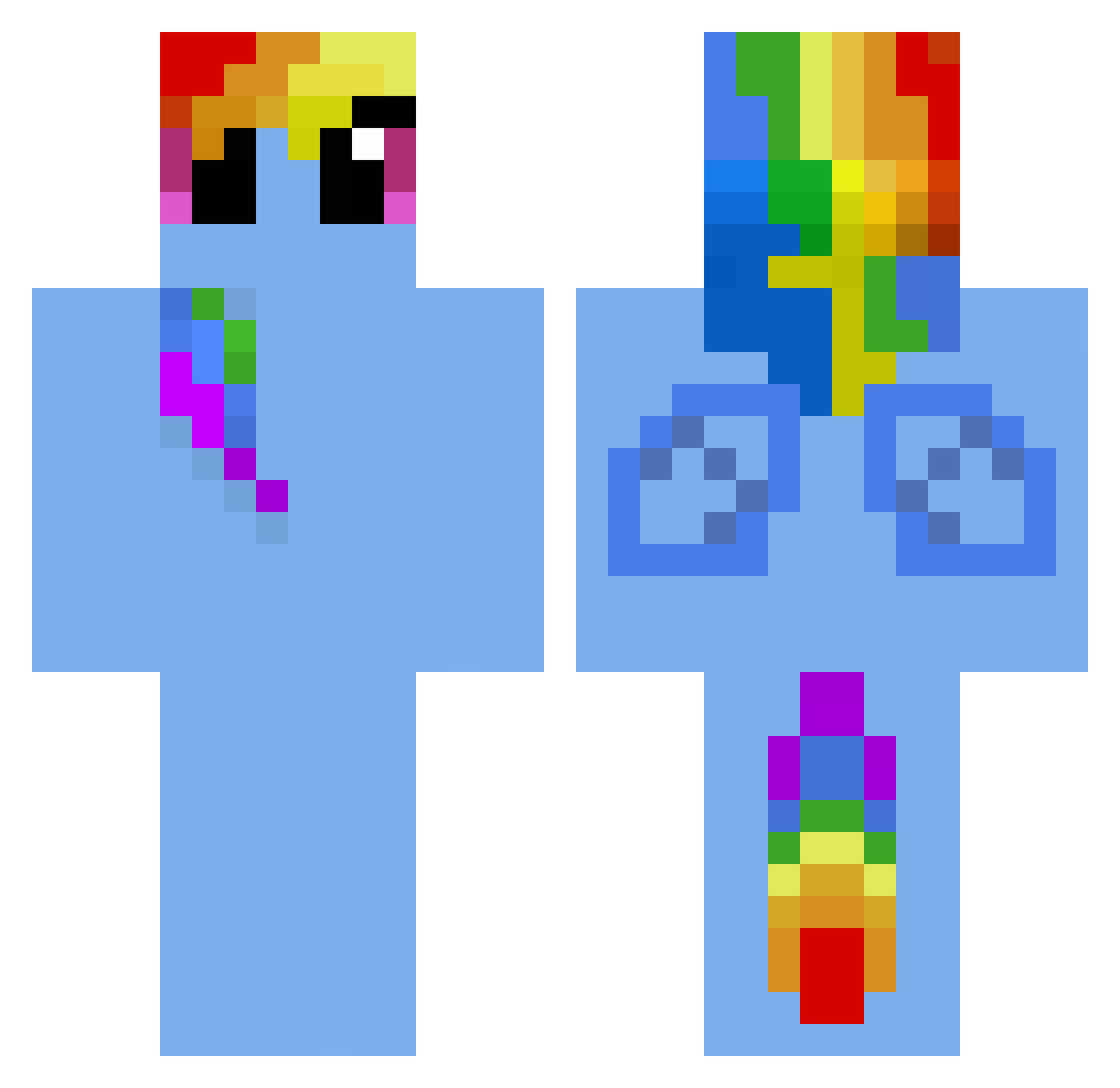 osakah1tlr Minecraft skin, front and back view