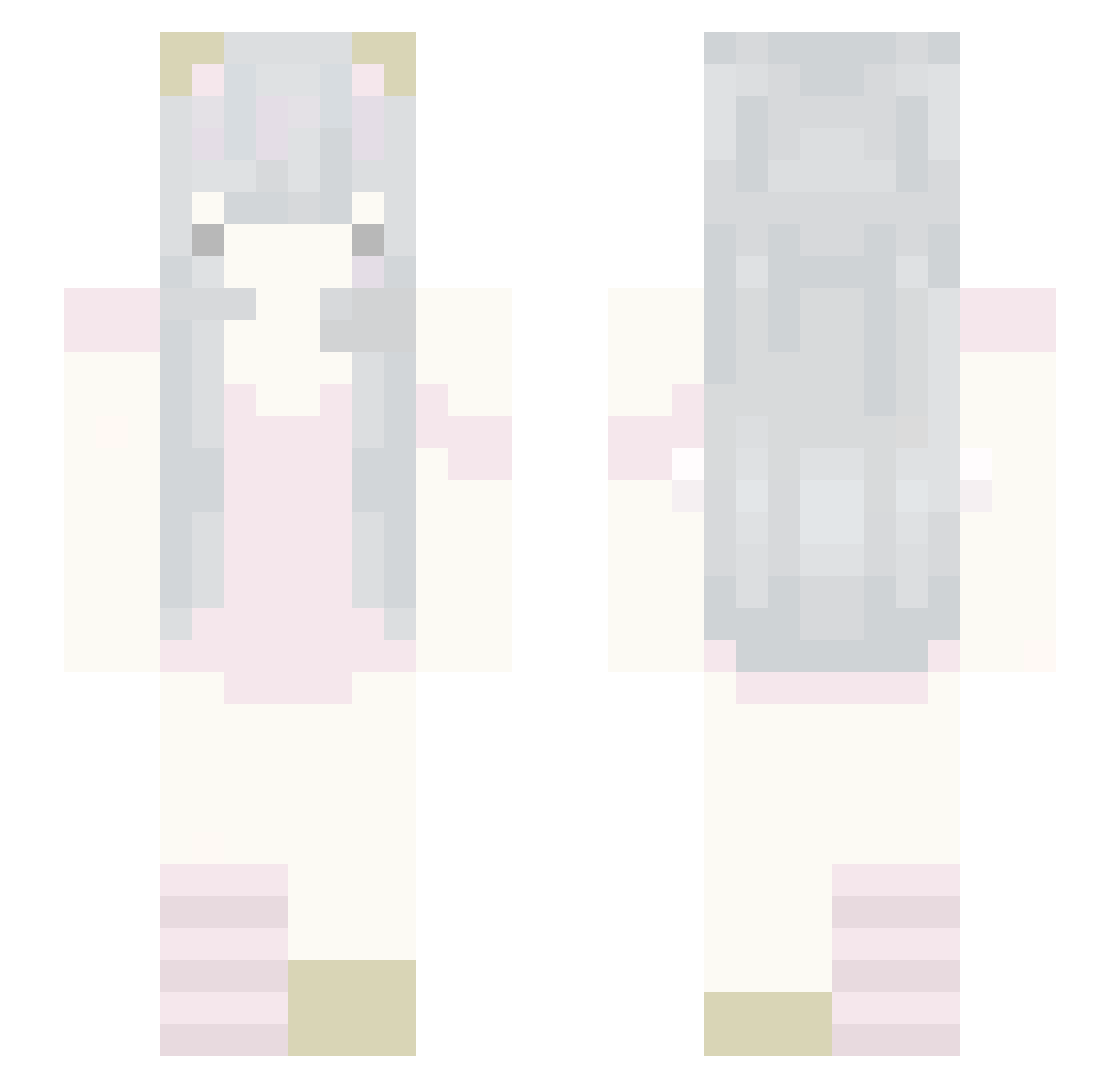 Arda7441 Minecraft skin, front and back view