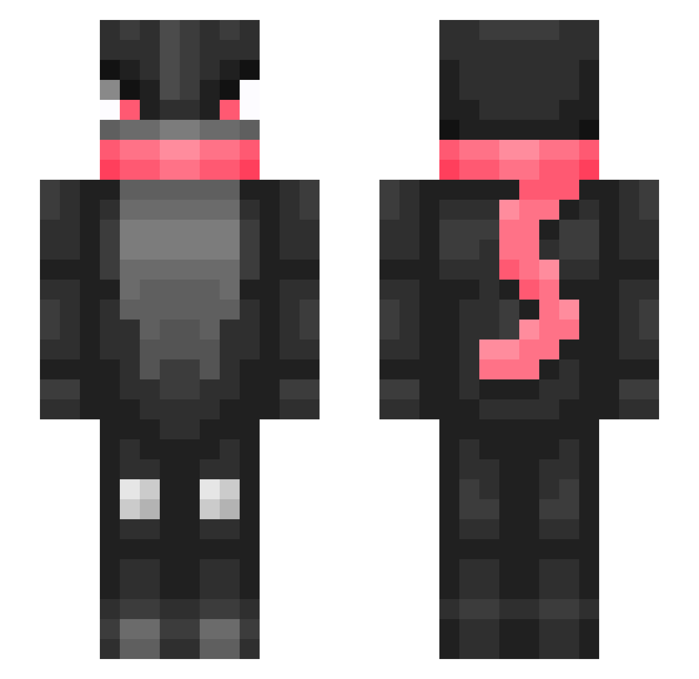 freddyfazzfart Minecraft skin, front and back view