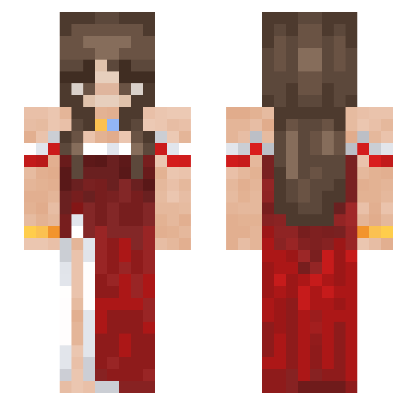 wwdaisyy Minecraft skin, front and back view