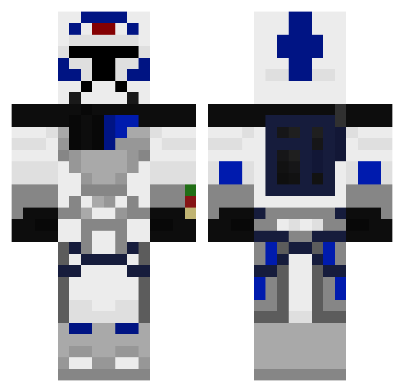 FunFun211739 Minecraft skin, front and back view