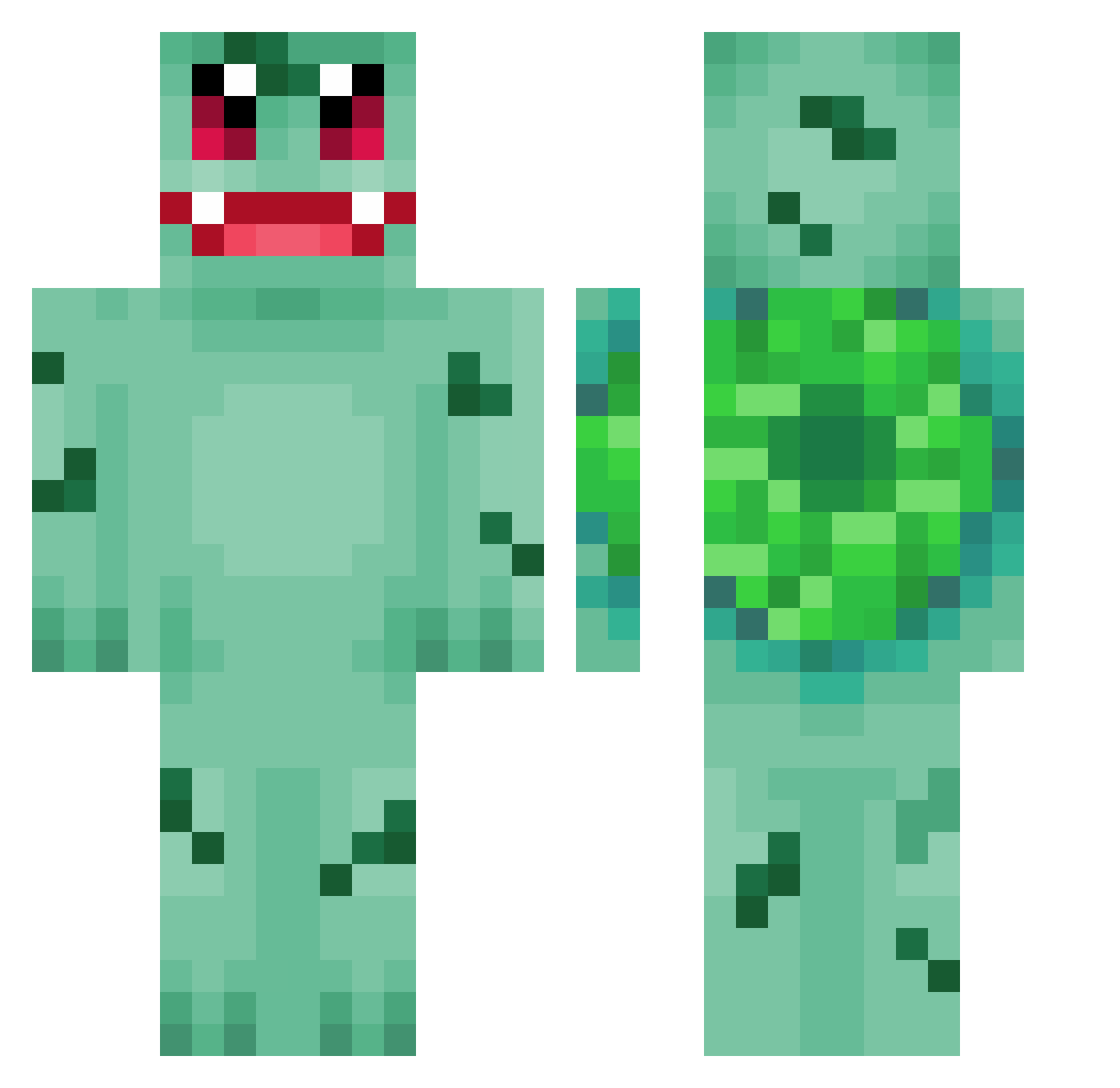 Furno89TR Minecraft skin, front and back view
