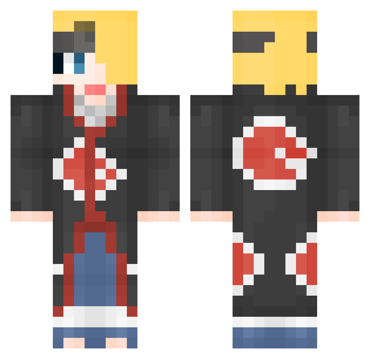 hosh6332 Minecraft skin, front and back view