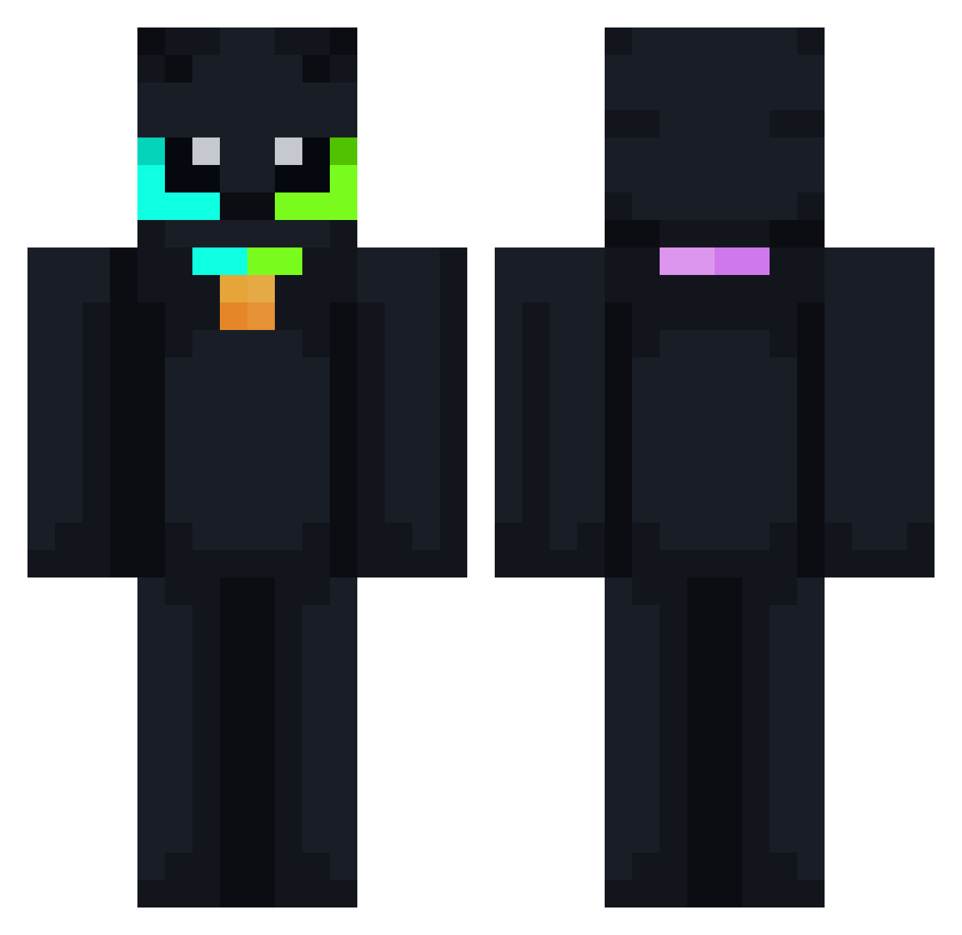 Scrime_1 Minecraft skin, front and back view