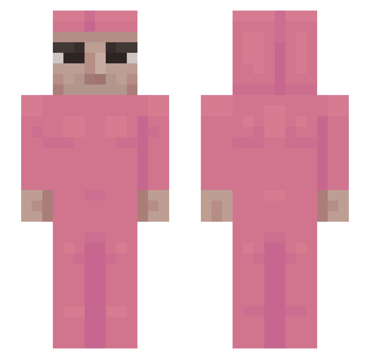 martinussz Minecraft skin, front and back view