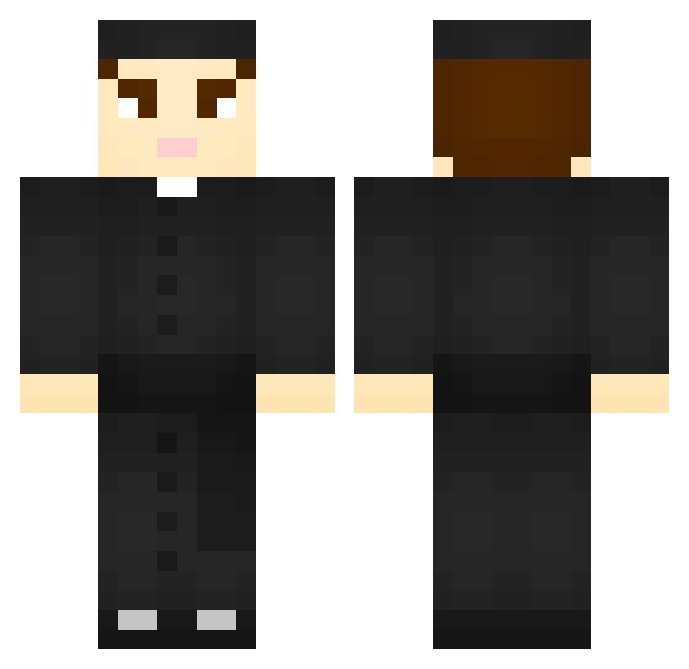 KanczyleQ Minecraft skin, front and back view