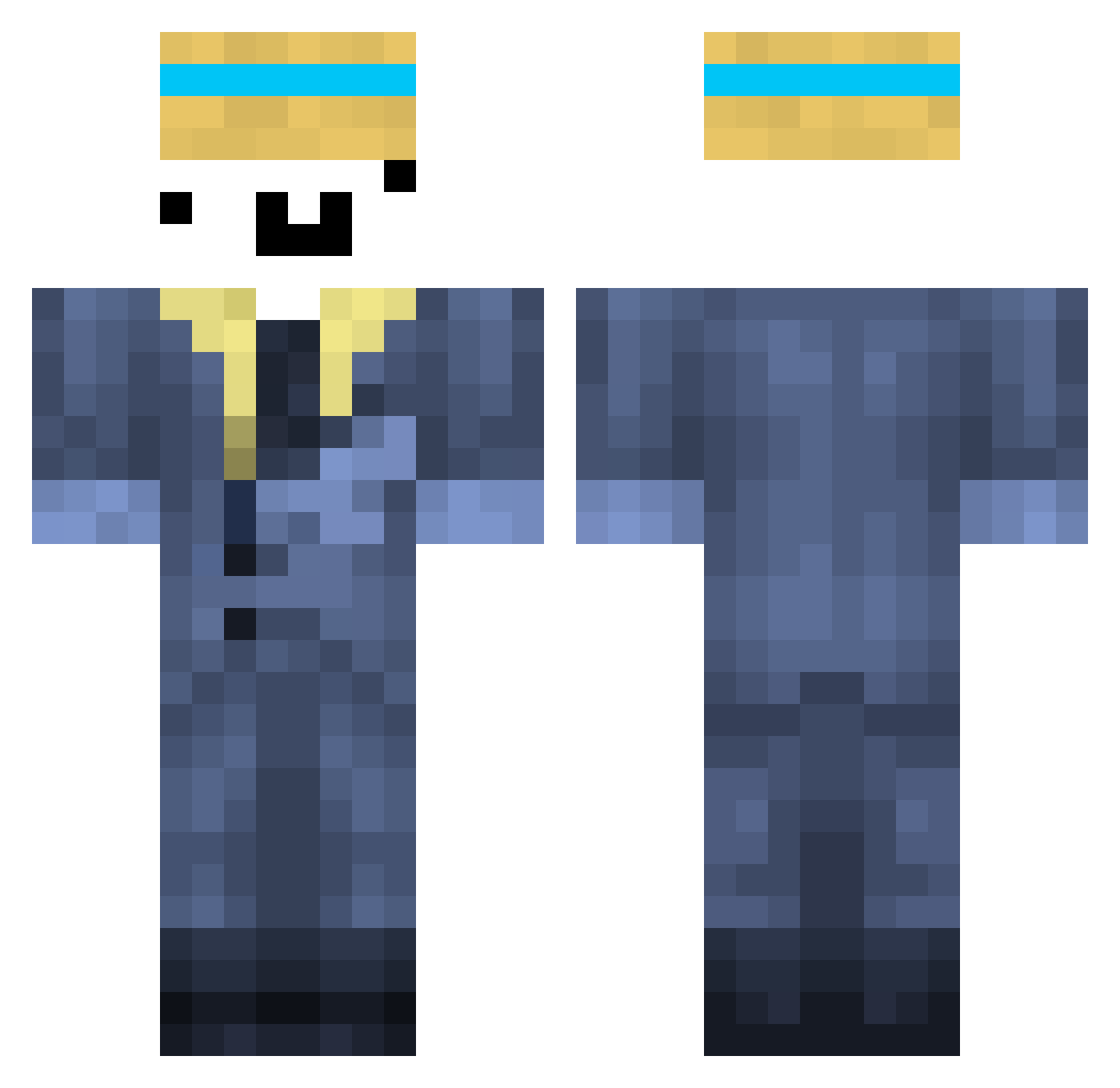 Og_Kvido Minecraft skin, front and back view