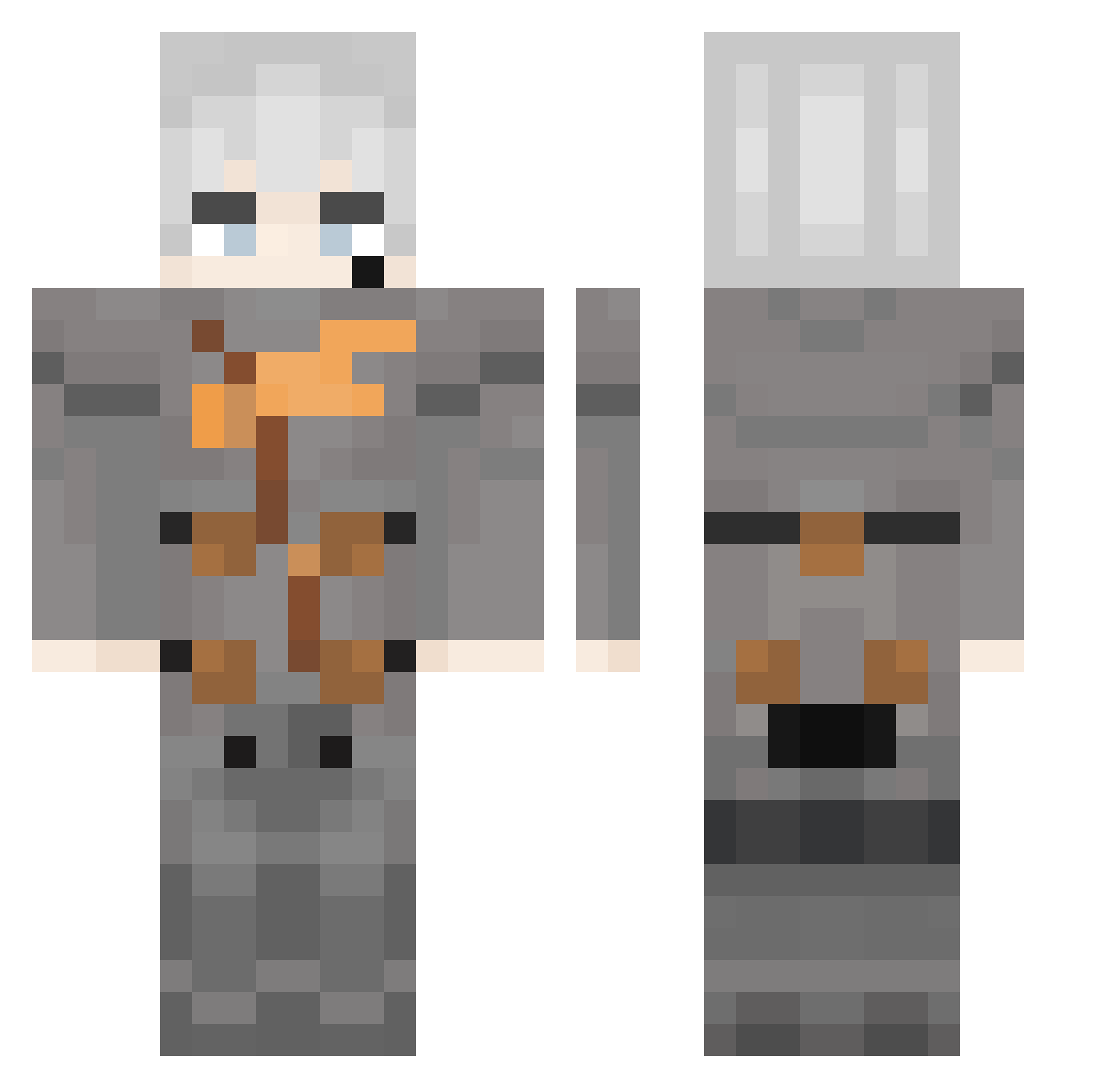 jermaniac11 Minecraft skin, front and back view