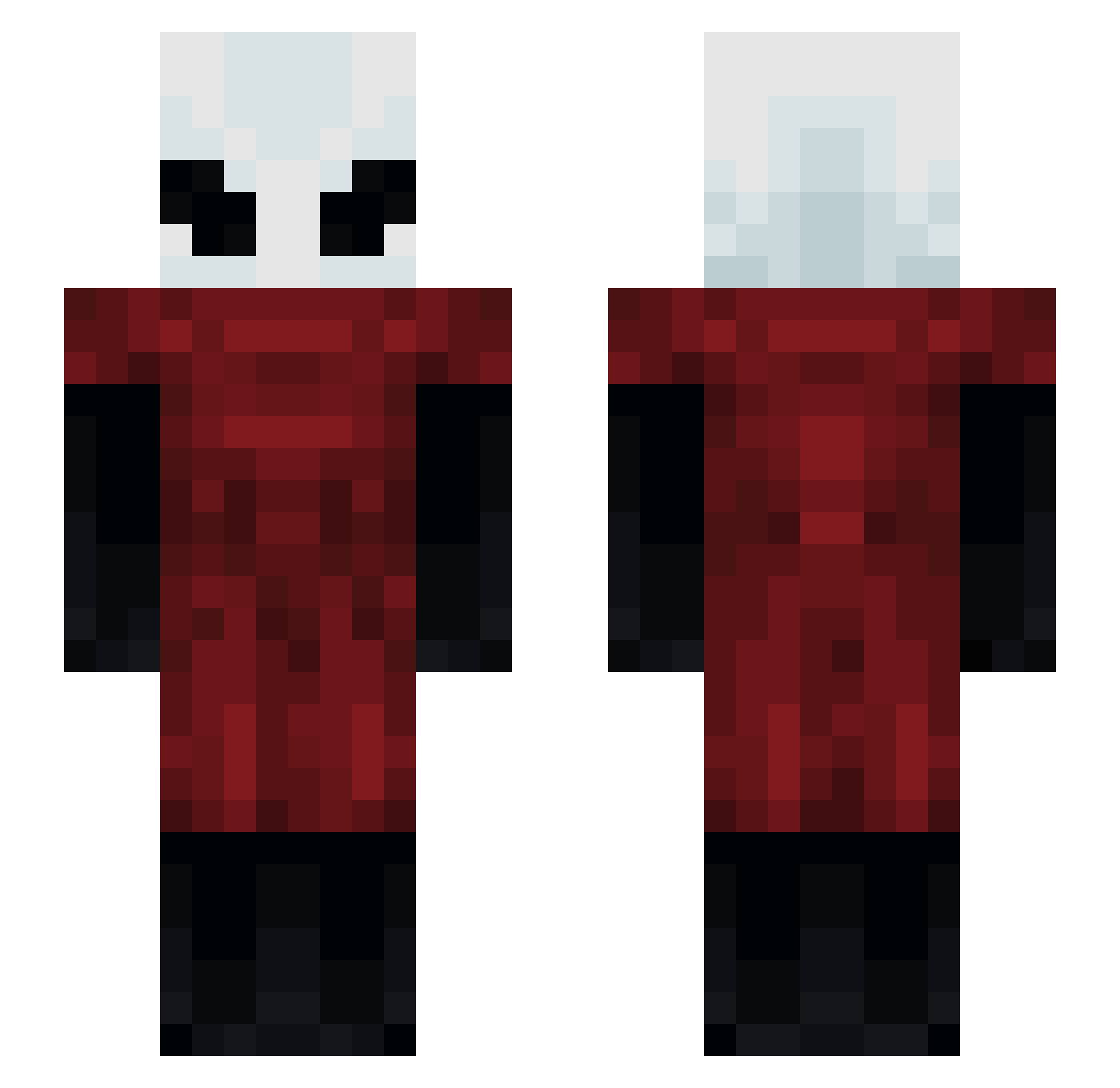 Just_Jason_ Minecraft skin, front and back view