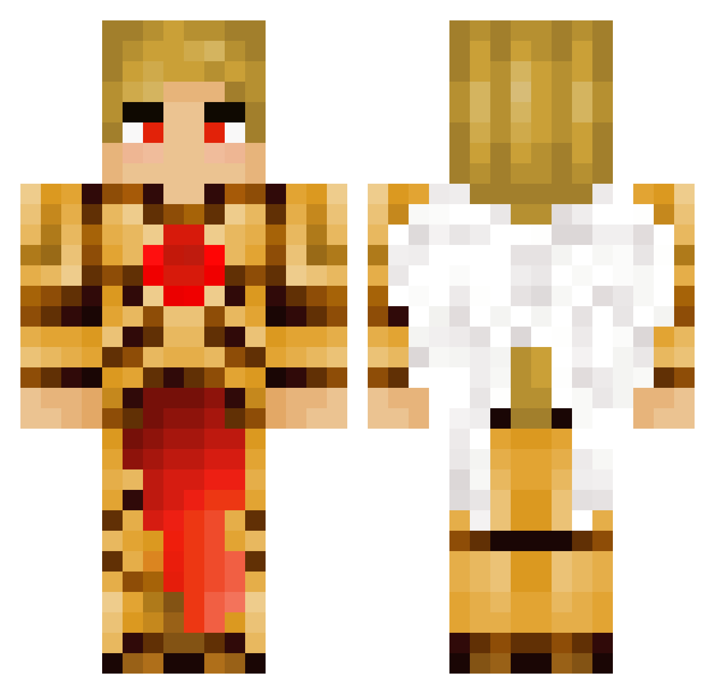 Alexample_ Minecraft skin, front and back view