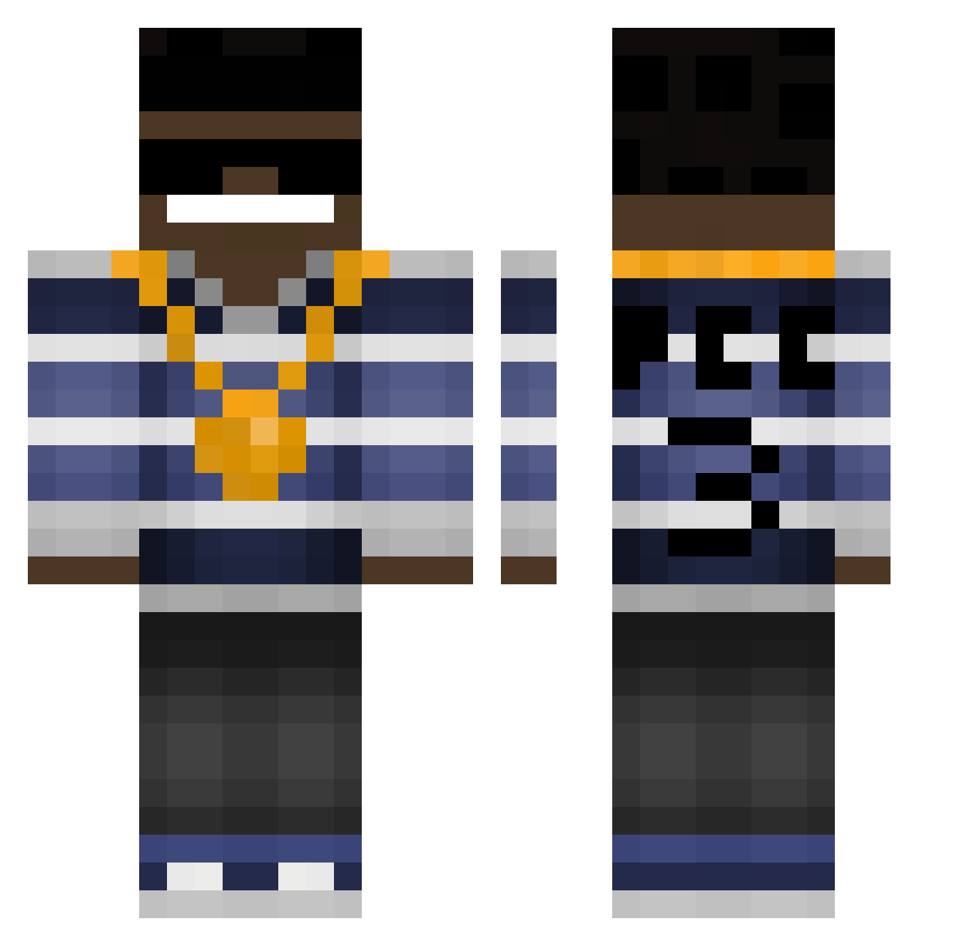 NattaphumTH Minecraft skin, front and back view