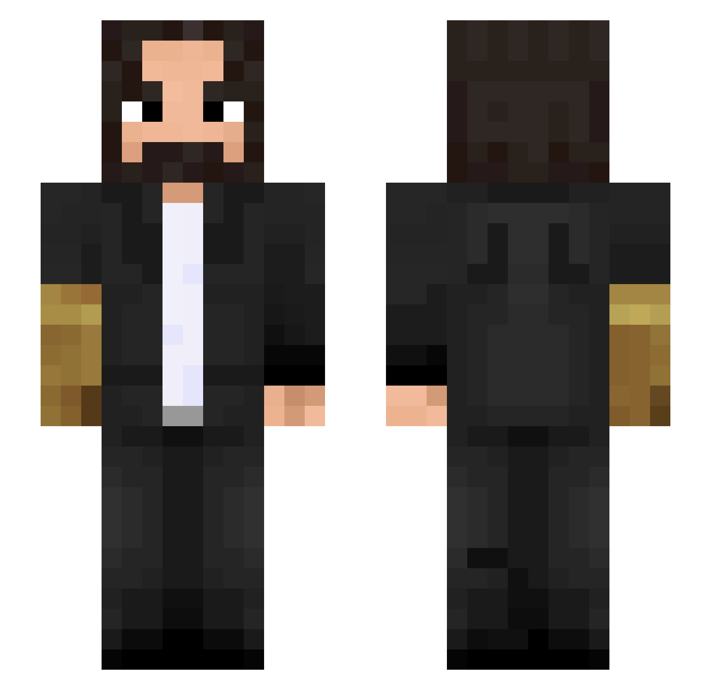 MG_SCOTT Minecraft skin, front and back view
