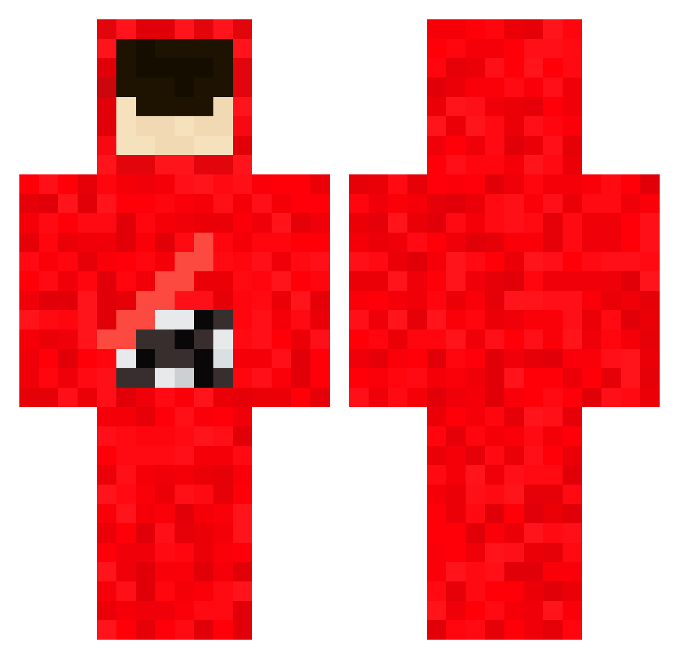 Starscout_ Minecraft skin, front and back view