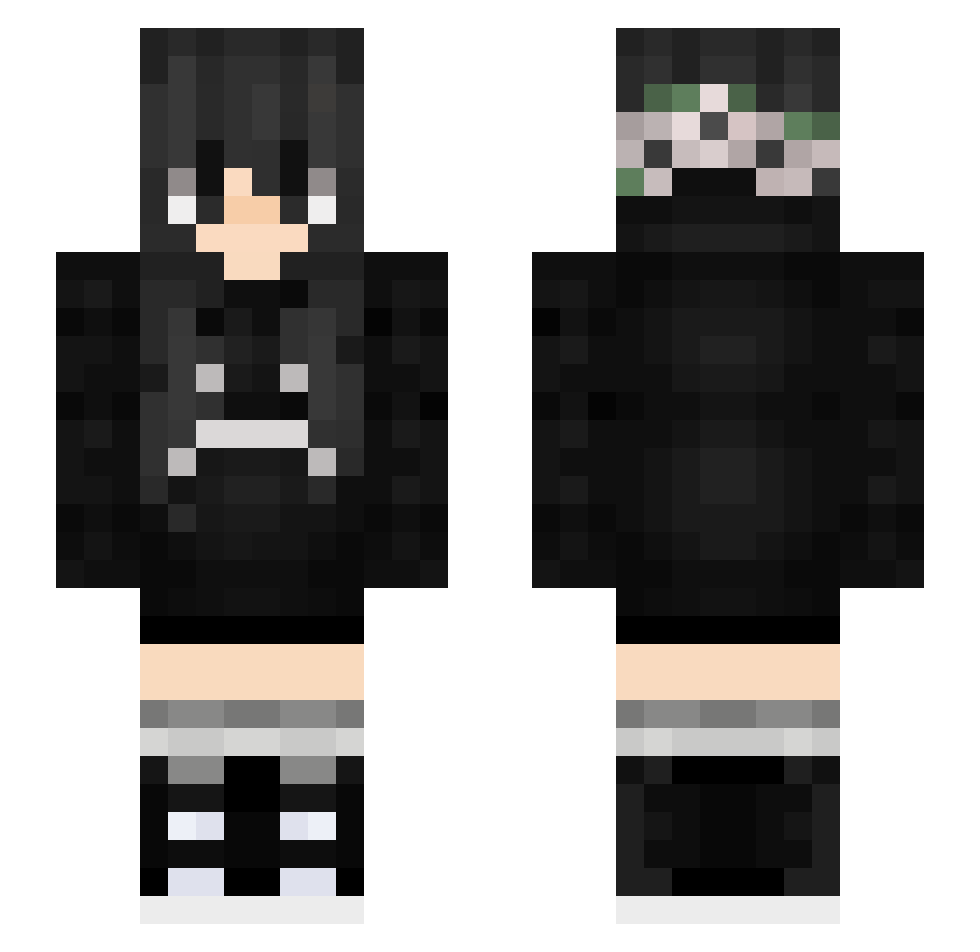 kele9468 Minecraft skin, front and back view