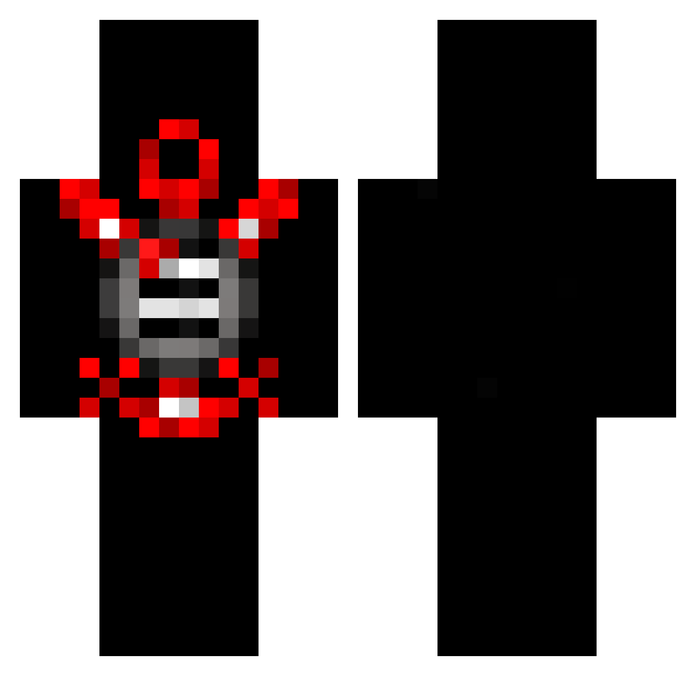 Cestaro_03 Minecraft skin, front and back view