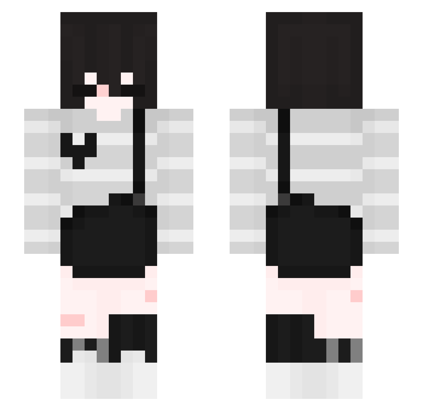 Luigi19Yoshi Minecraft skin, front and back view