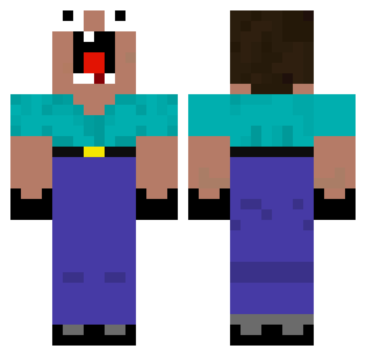 _kronoSYT_ Minecraft skin, front and back view