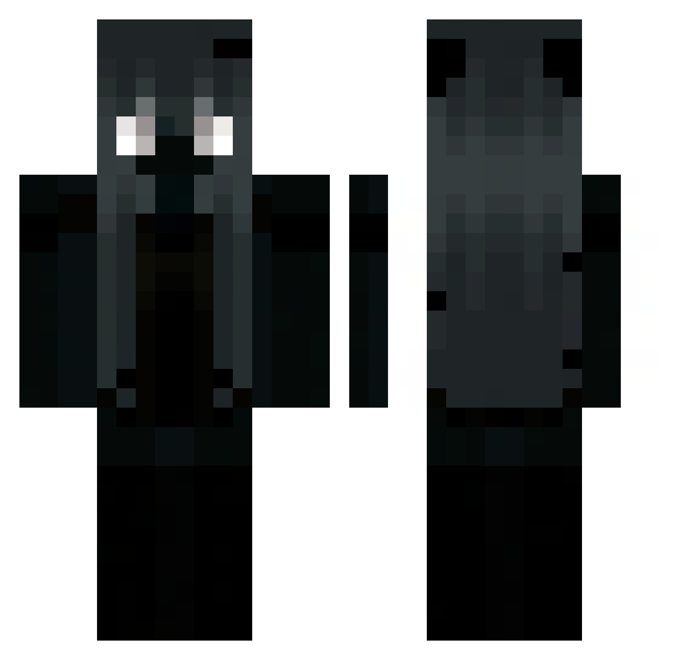 Paulien_O Minecraft skin, front and back view