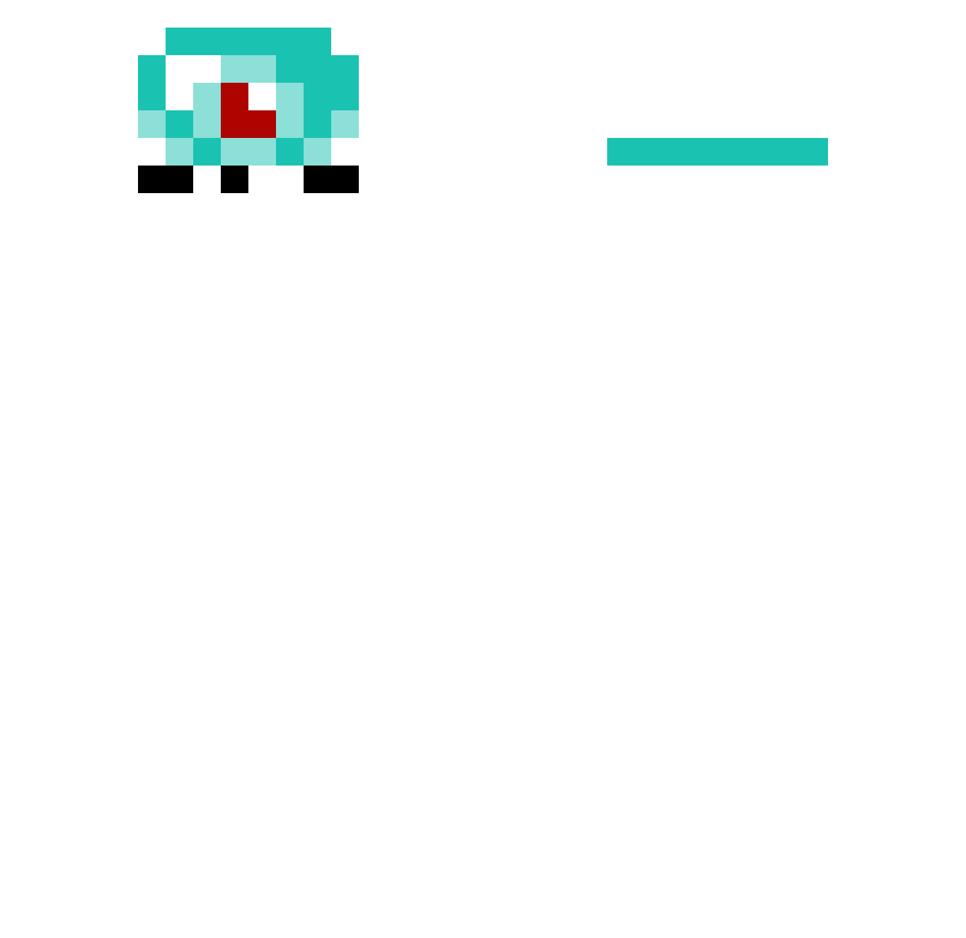 Tenzubushi Minecraft skin, front and back view