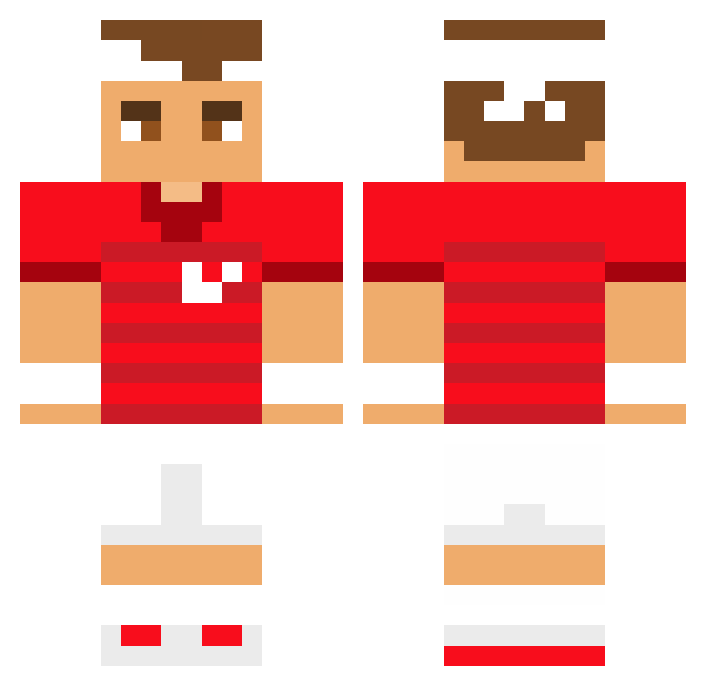 match_point Minecraft skin, front and back view