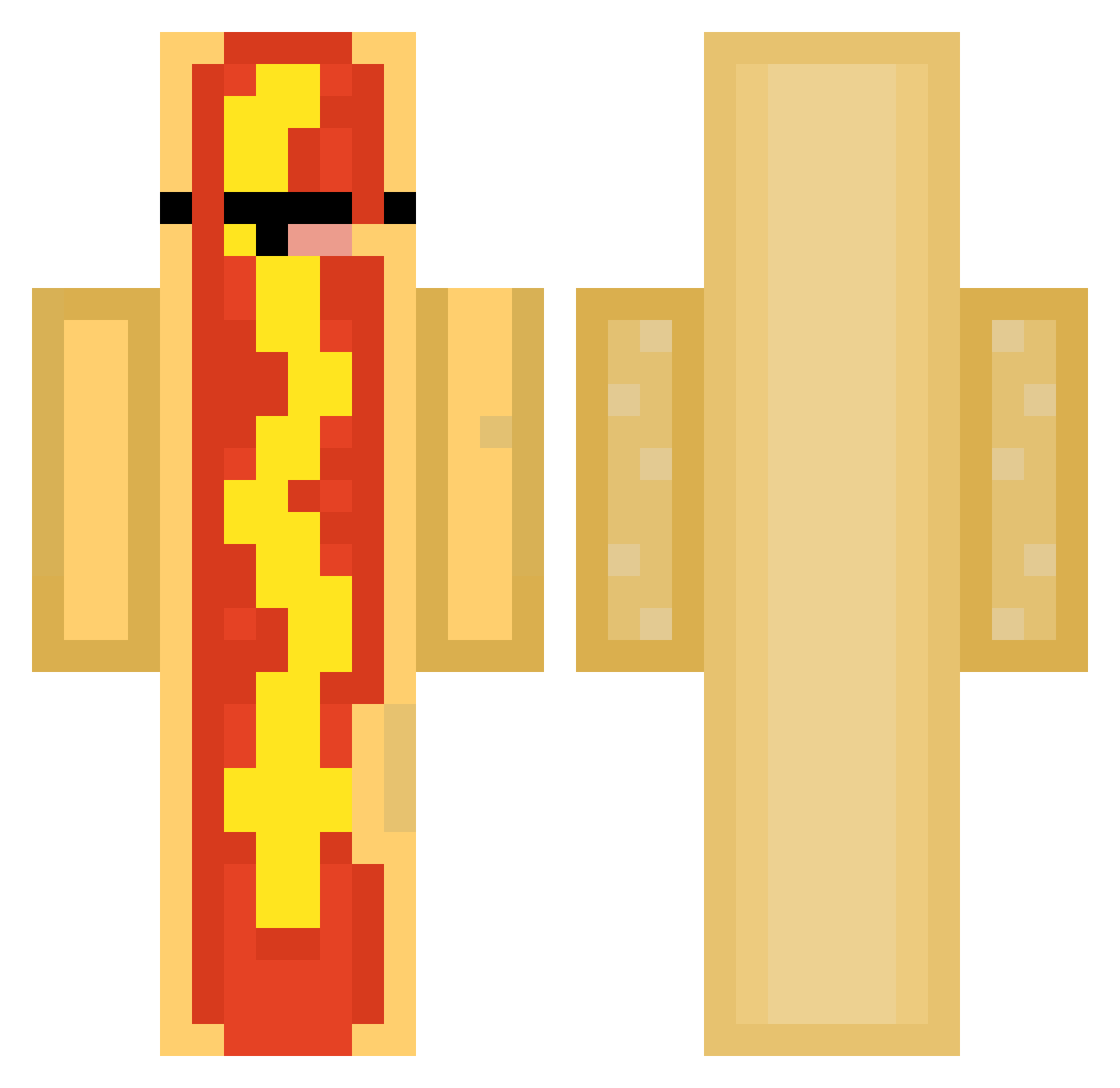 Osama_im_Laden69 Minecraft skin, front and back view