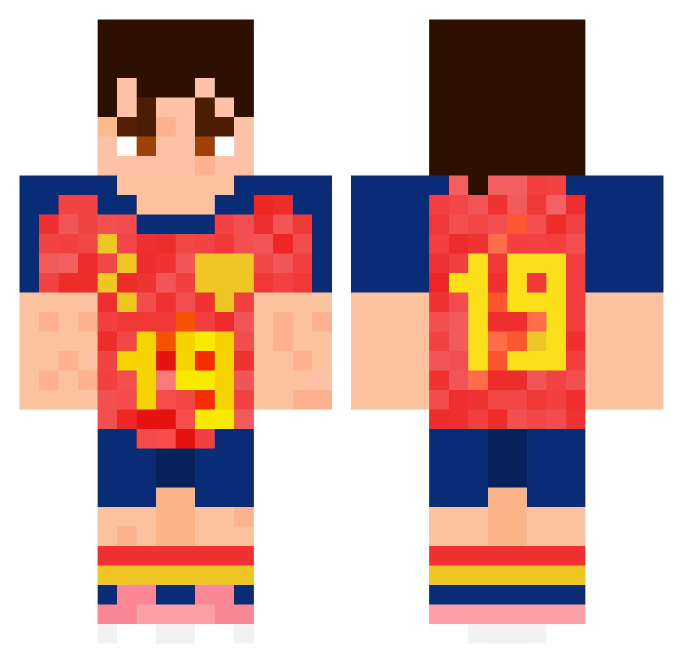 00asx00 Minecraft skin, front and back view