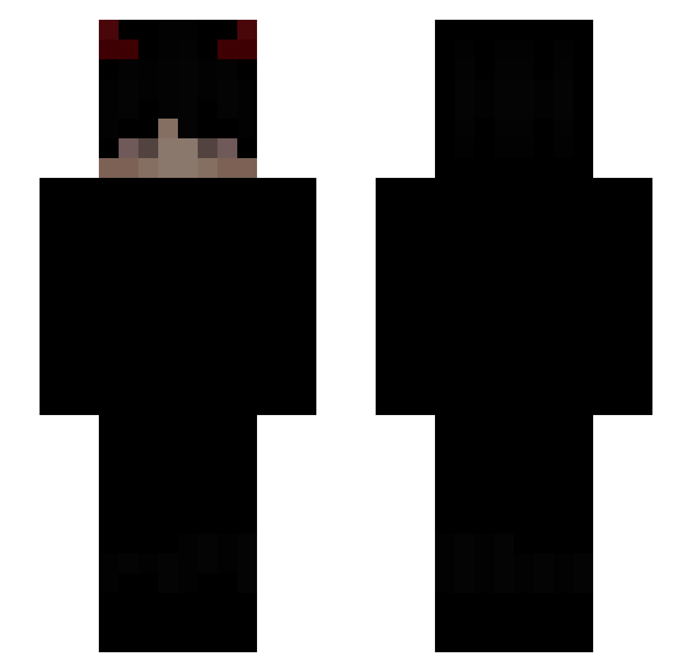 lablab Minecraft skin, front and back view