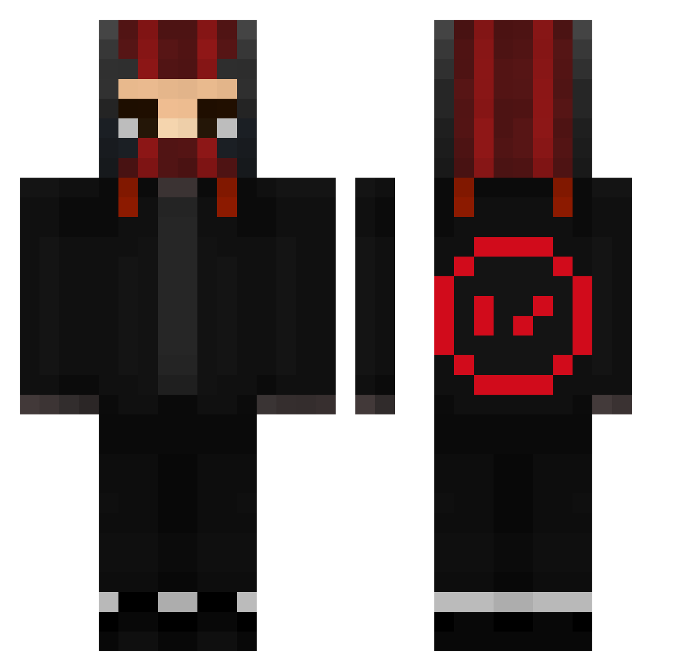 Loltoyz_ Minecraft skin, front and back view