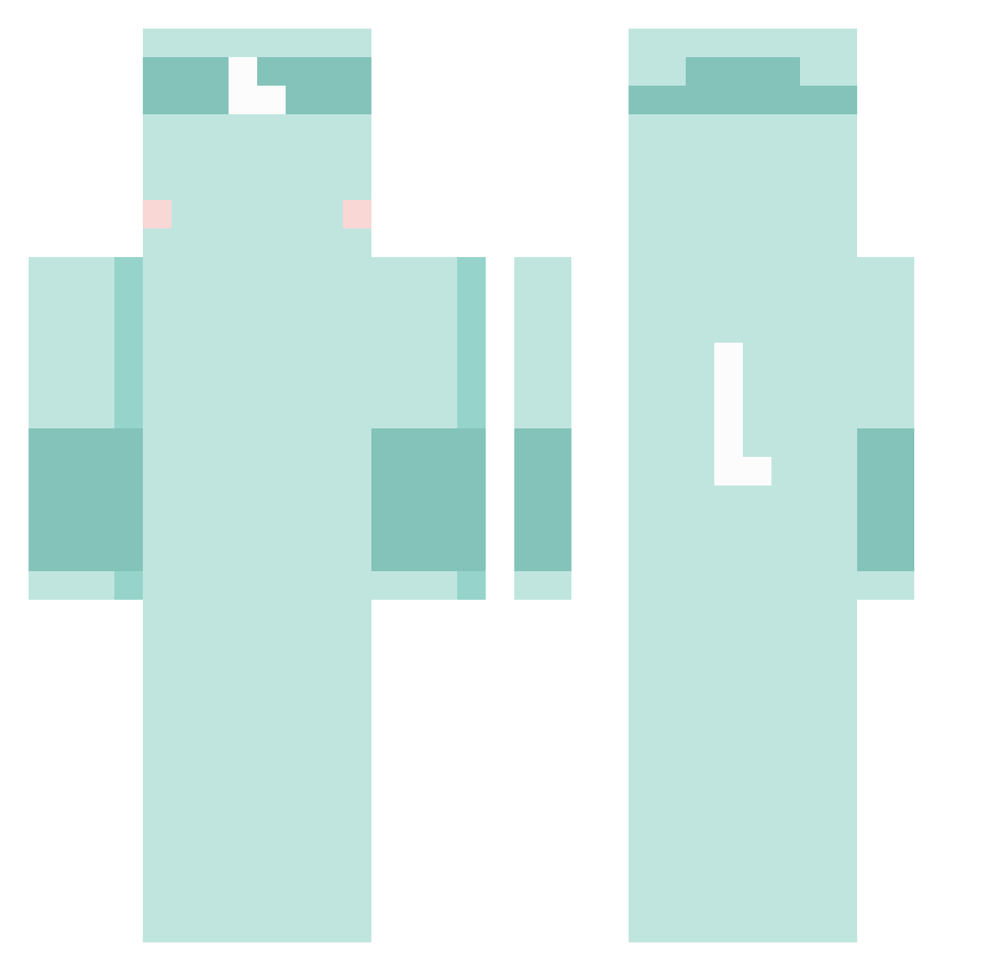 jing_gu Minecraft skin, front and back view