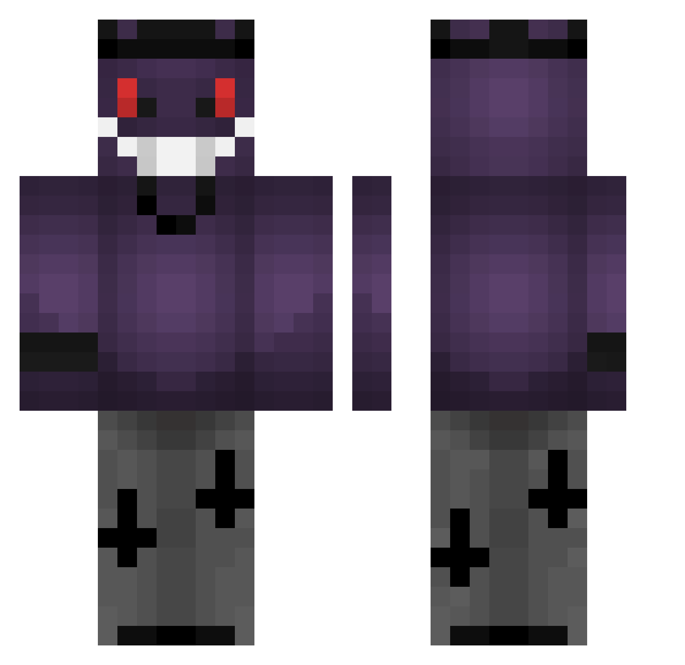 Ernst_Steifen187 Minecraft skin, front and back view