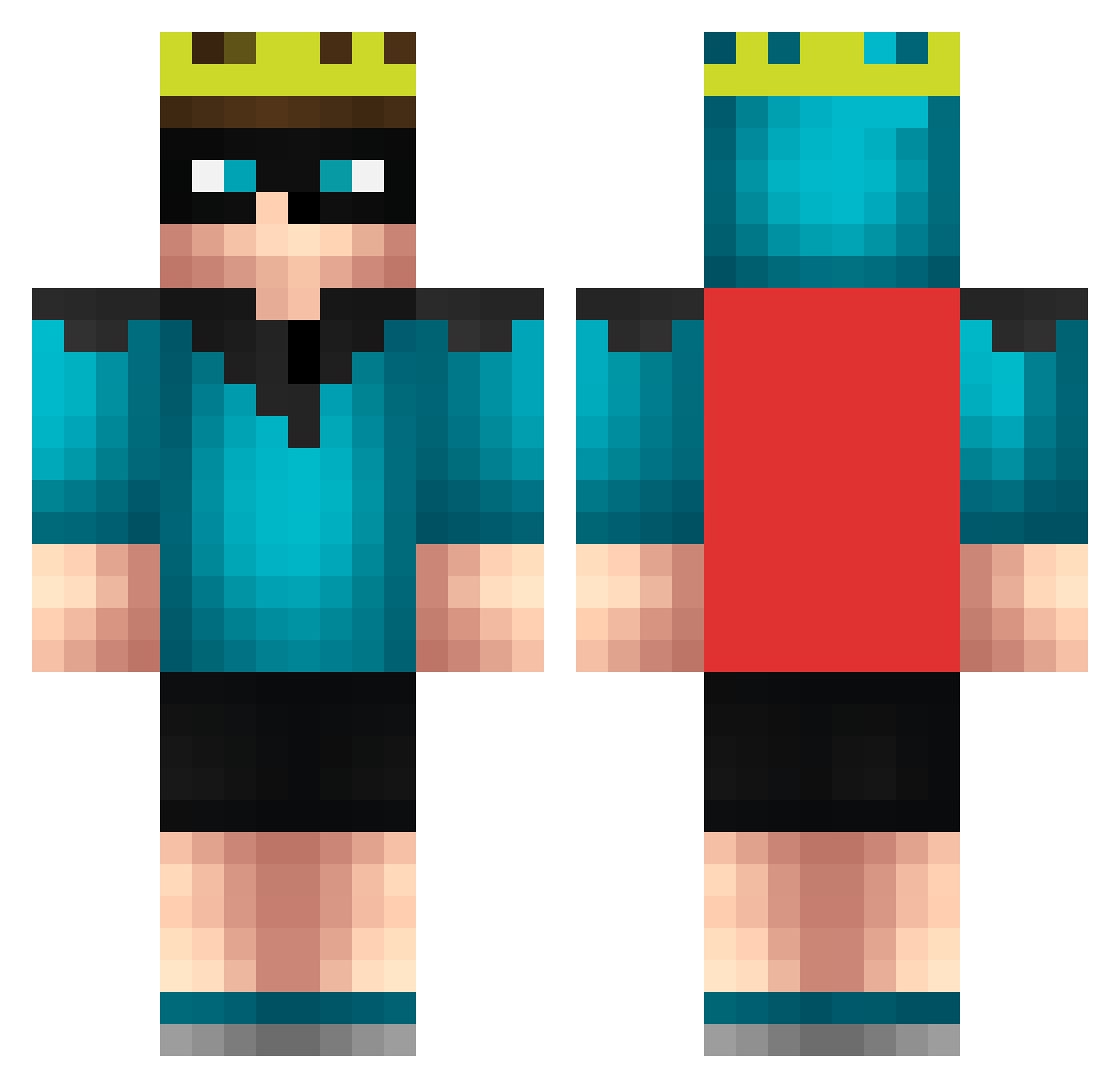 iemreerd Minecraft skin, front and back view