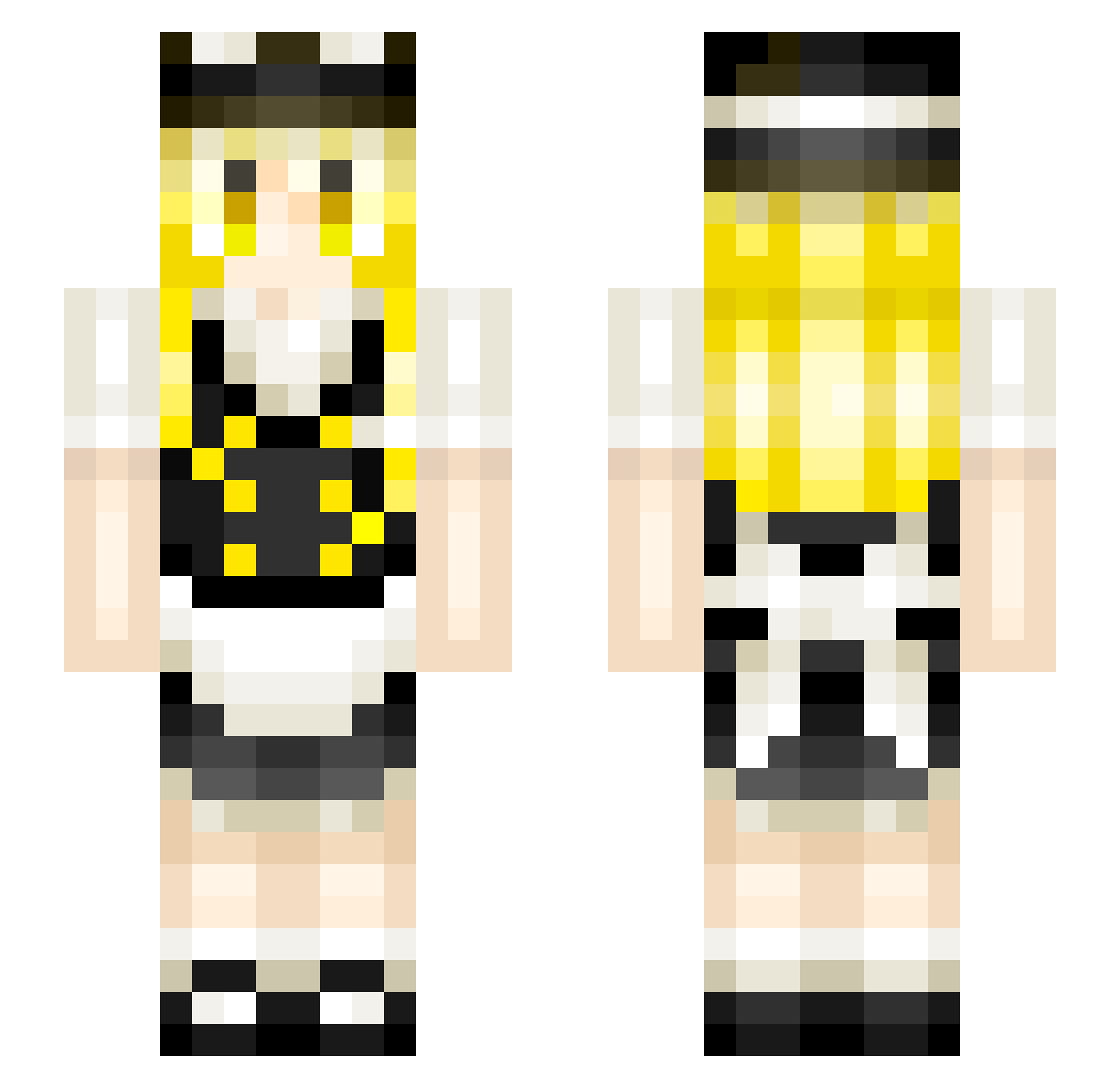 wlr_good Minecraft skin, front and back view