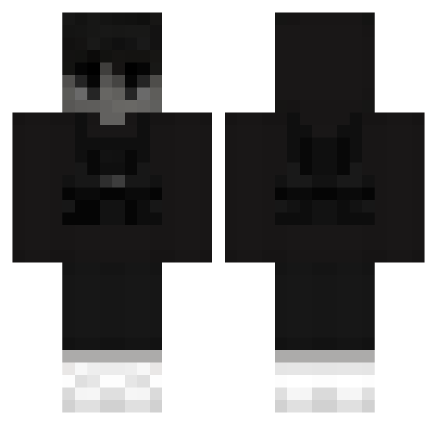 ckz1881 Minecraft skin, front and back view