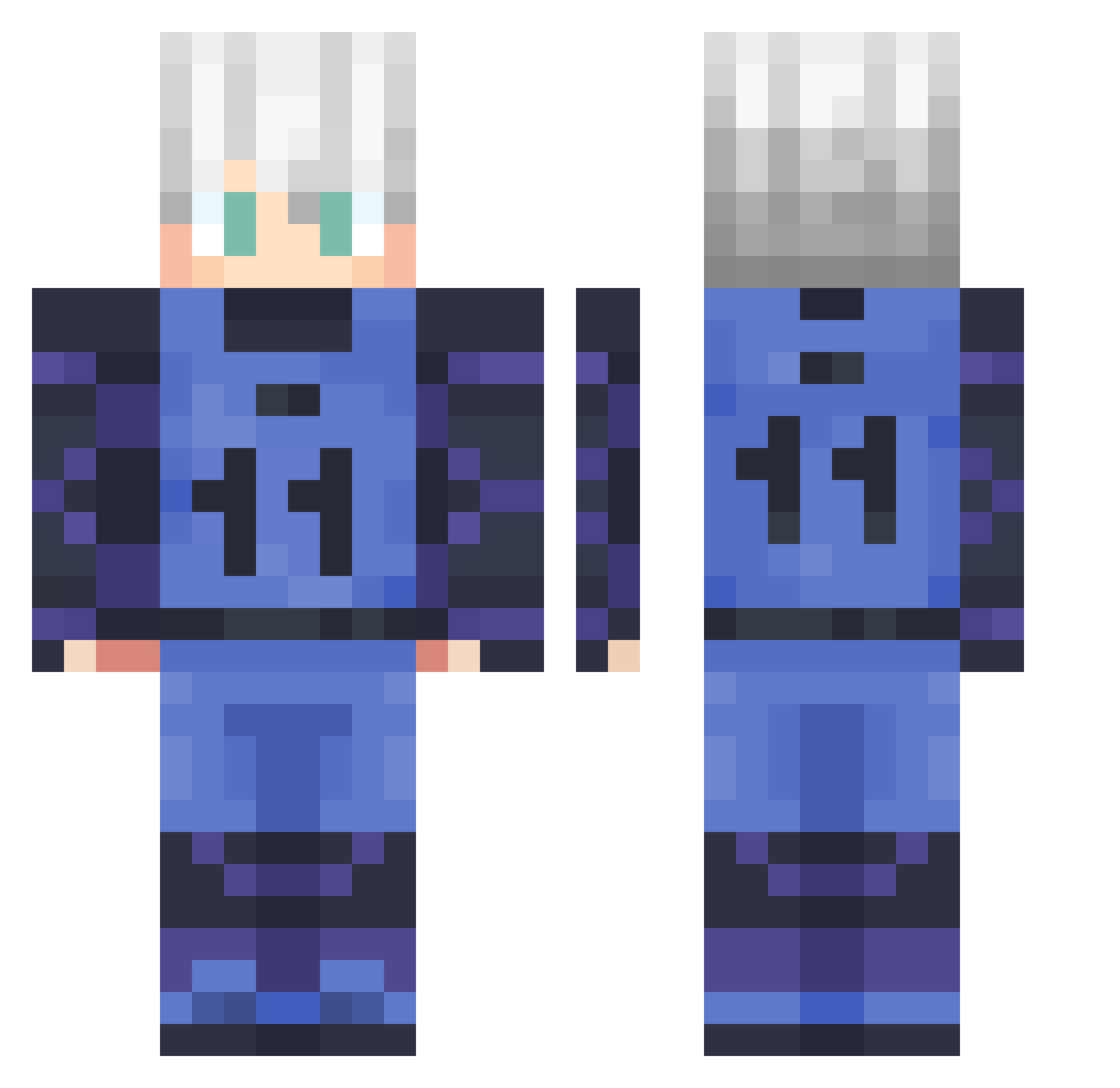 martAnwillow Minecraft skin, front and back view