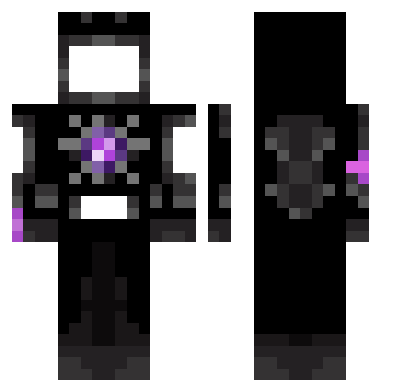 goadinglabs Minecraft skin, front and back view