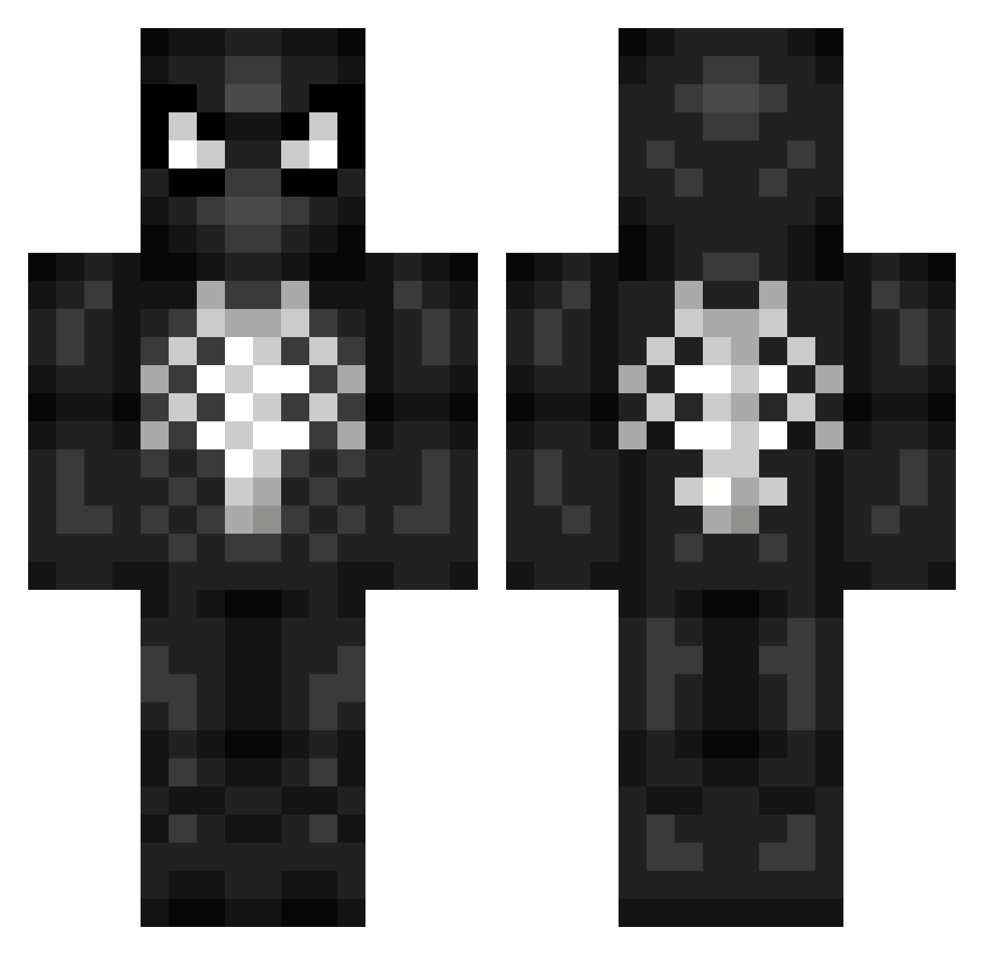 paaatrix Minecraft skin, front and back view