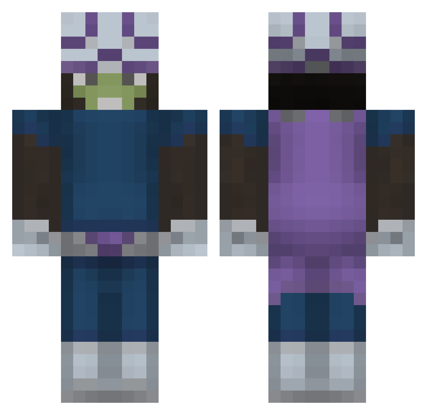 EpicMe101 Minecraft skin, front and back view