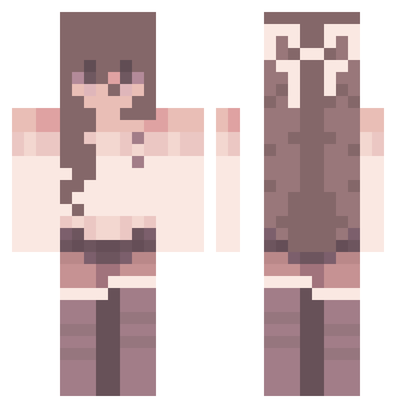 Ragz_47 Minecraft skin, front and back view
