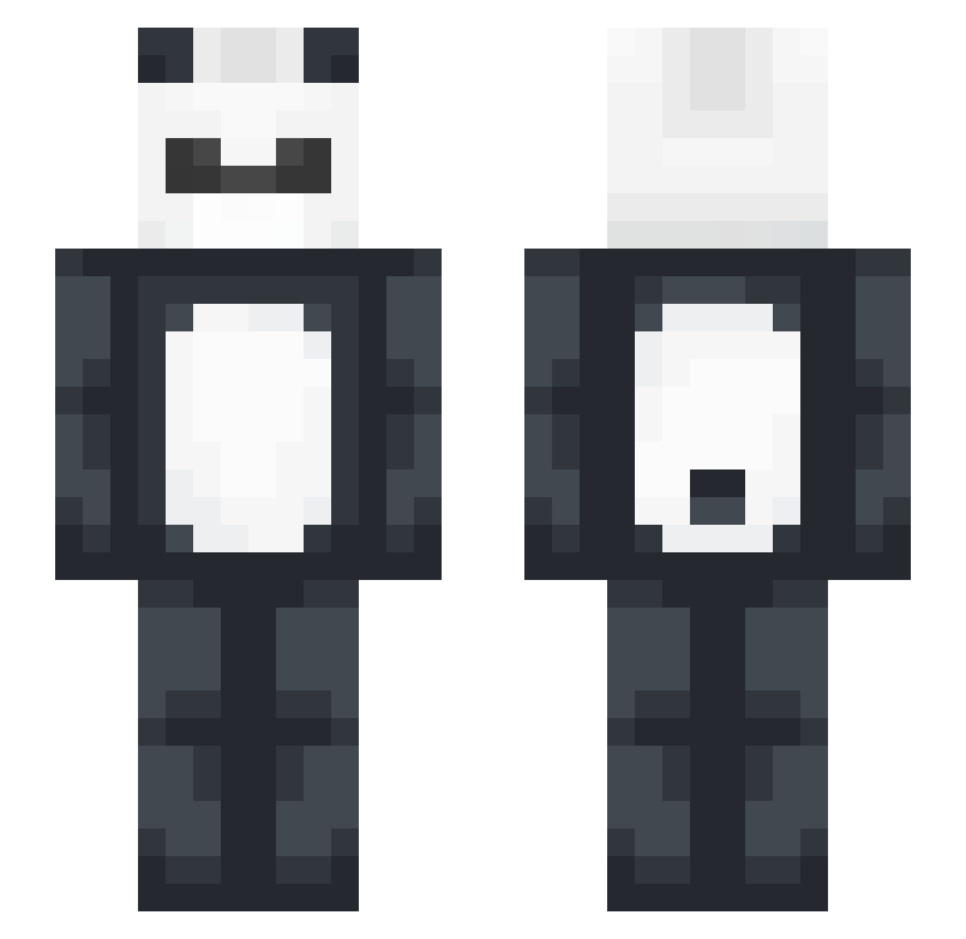 Do_Gyeong Minecraft skin, front and back view