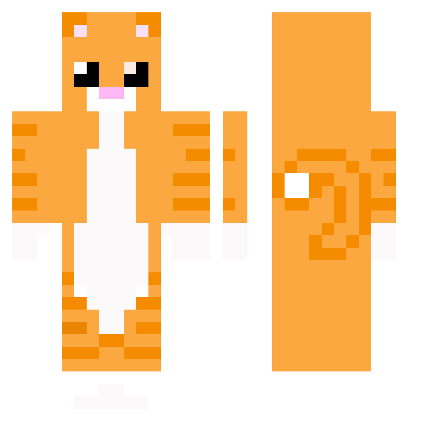 Lenny113 Minecraft skin, front and back view