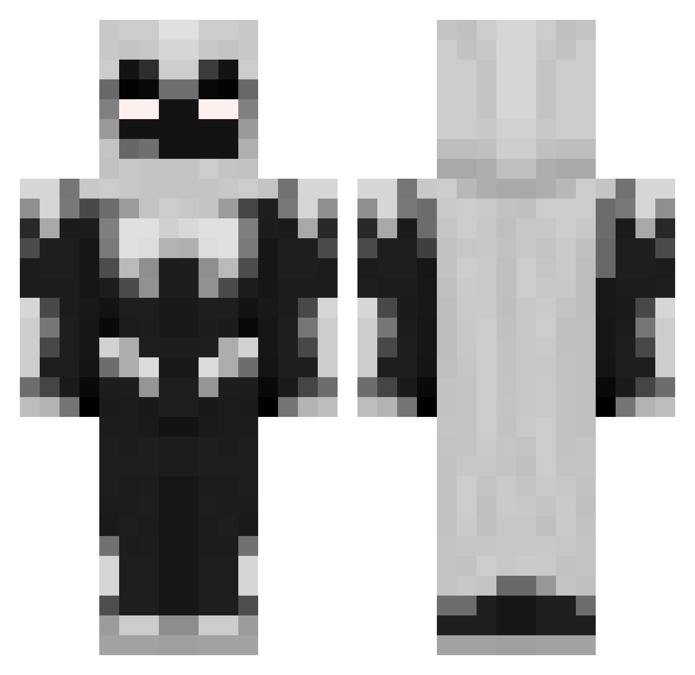 Miner_Man26 Minecraft skin, front and back view