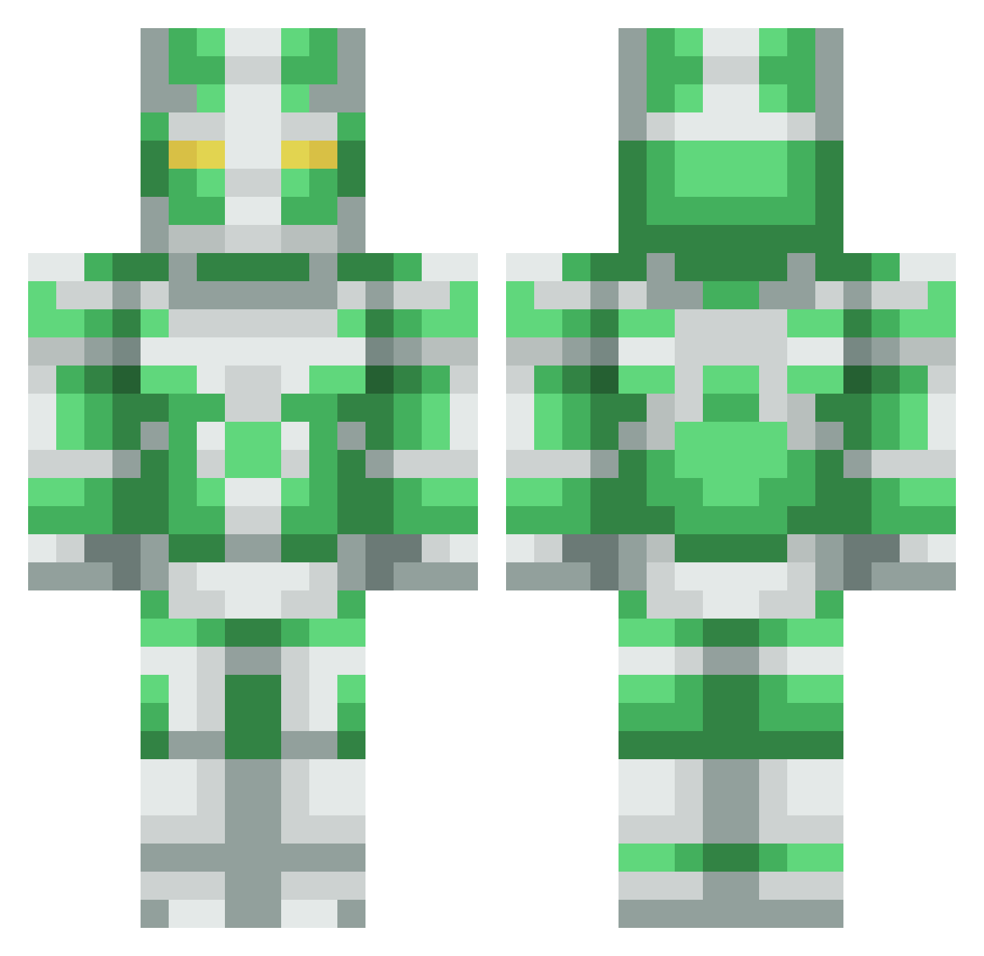 Tai_Ny Minecraft skin, front and back view