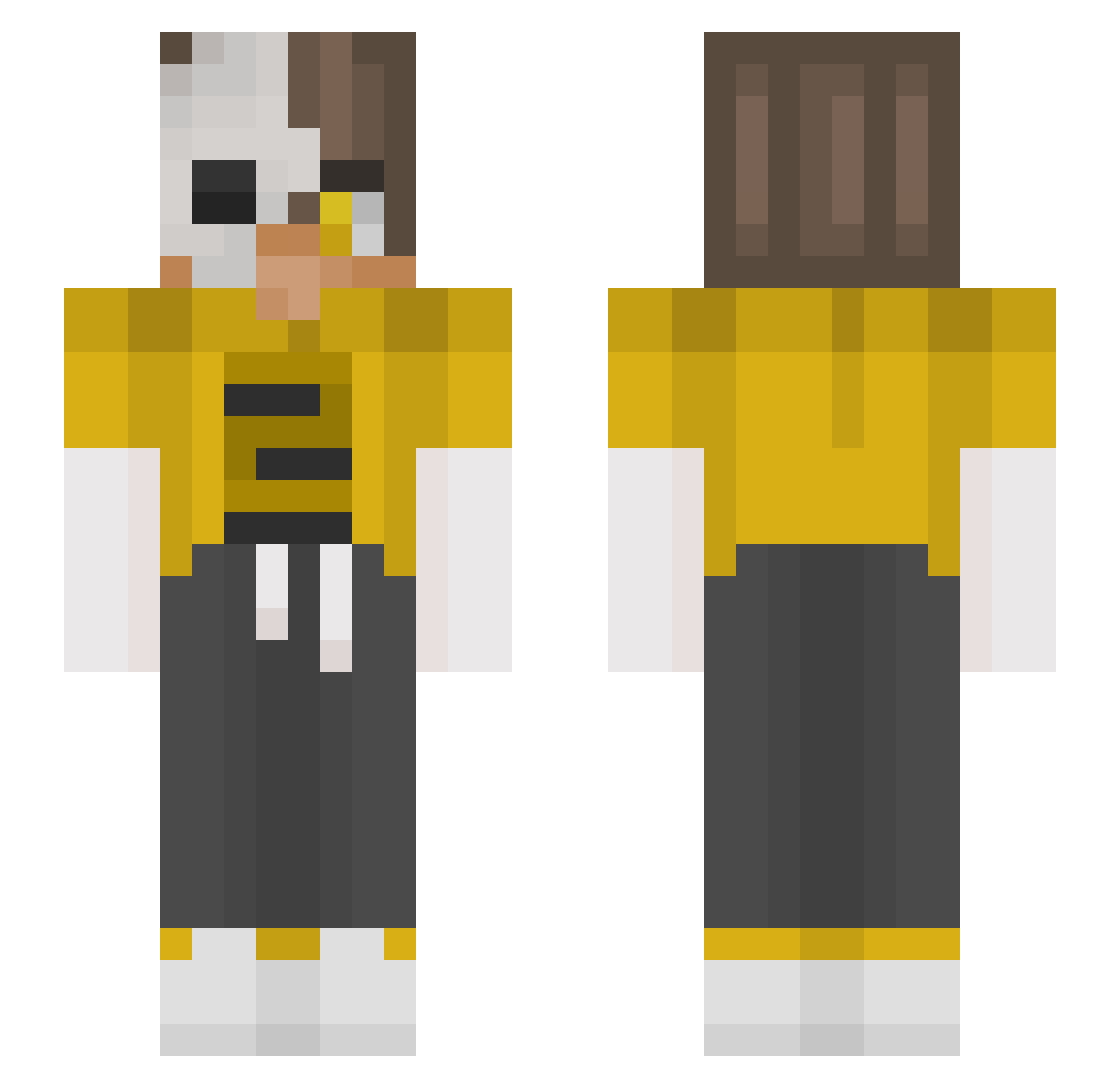 ILemonBoy Minecraft skin, front and back view