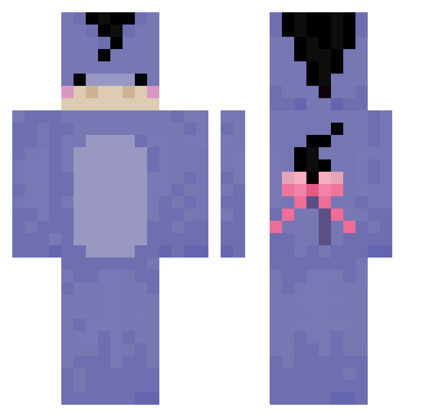 kerciasz123 Minecraft skin, front and back view