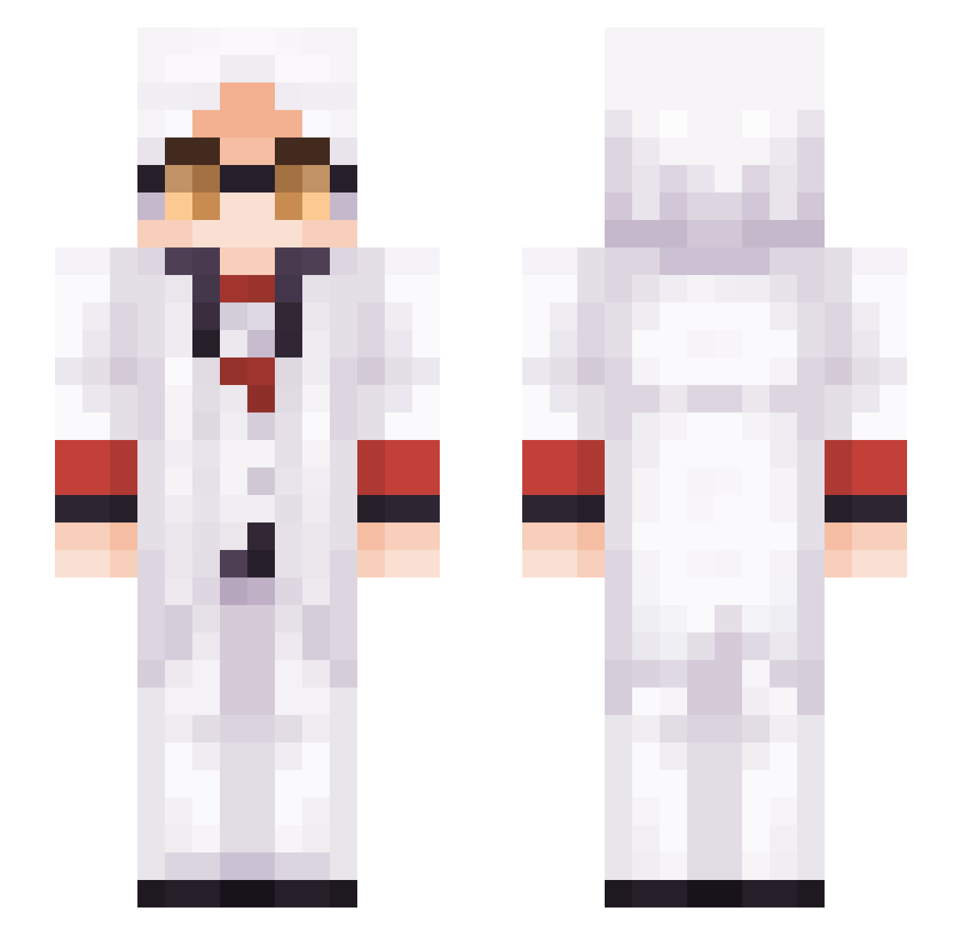 CoCo_Sol Minecraft skin, front and back view