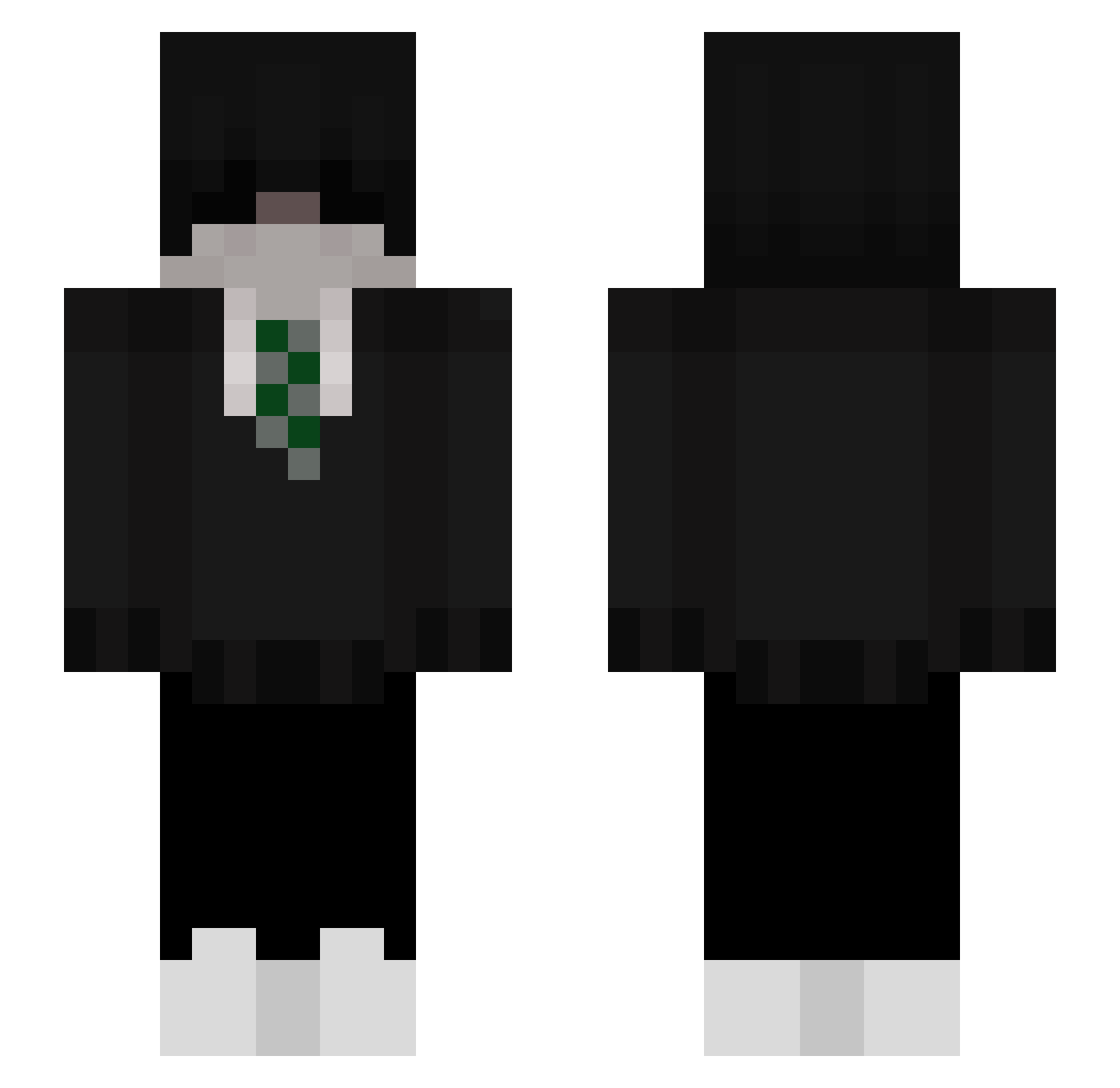 Weed_Presence Minecraft skin, front and back view