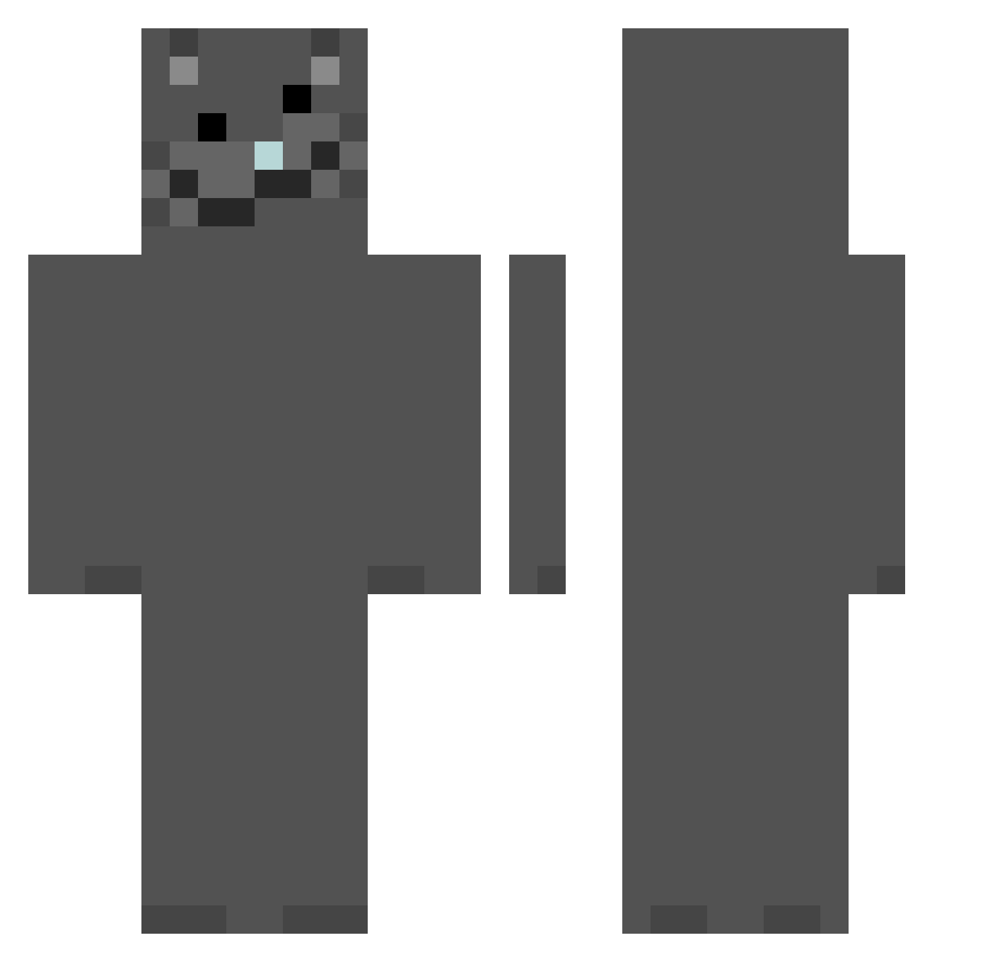 jeounjo Minecraft skin, front and back view