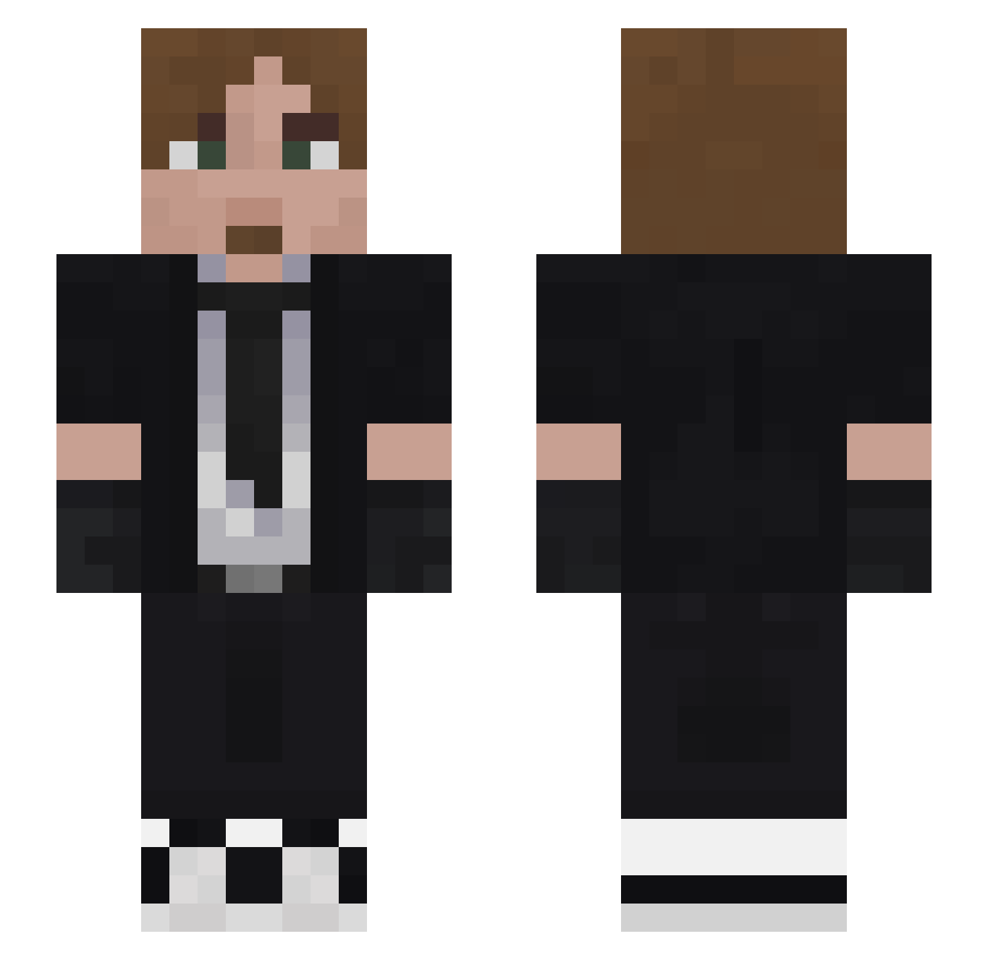 tomato0306 Minecraft skin, front and back view