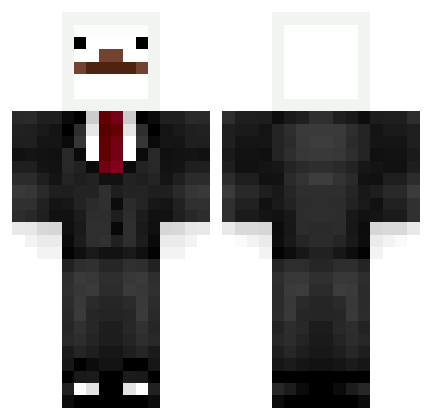 Boldtortoise168 Minecraft skin, front and back view
