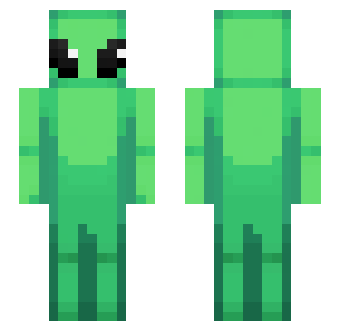 alexis4541 Minecraft skin, front and back view